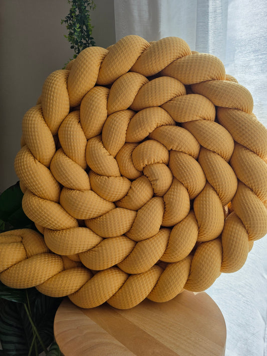 Tresse de lit 3 brins 200cm nid d'abeille tournesol déstockage