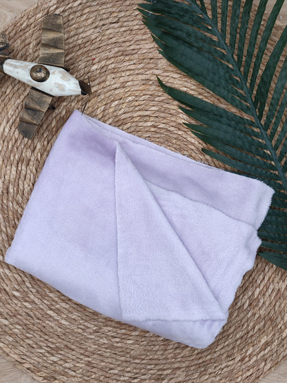 Tissu Doudou - Lavande