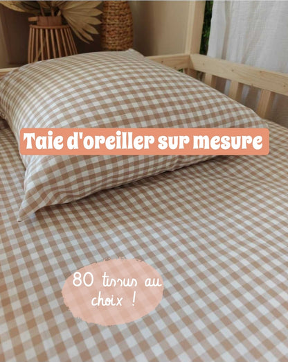 Taie d'oreiller - sur mesure