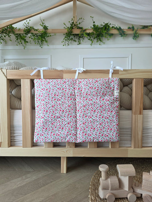 Range doudou fleurs fuchsia