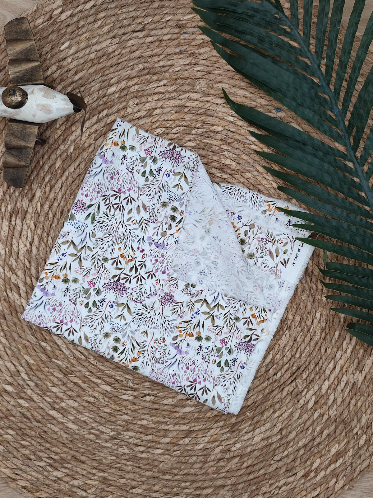Tissu en coton - Popeline de coton - Motif Paturâge