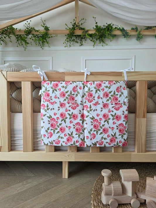 Range doudou fleurs roses