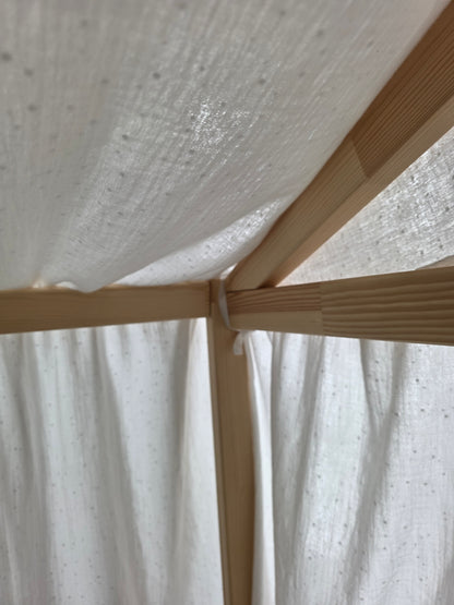 Ciel de lit cabane B intégrale - Sur mesure