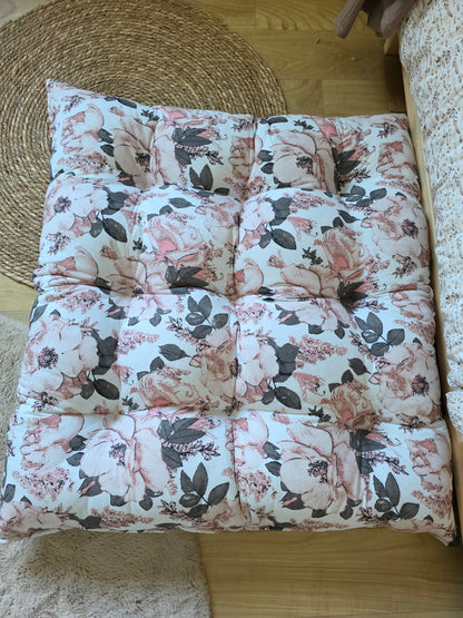 Tapis moelleux wild flowers 80.80cm avec tâche