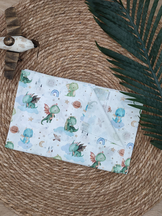 Tissu en coton - Popeline de coton - Motif Dragons
