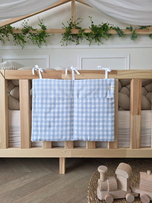 Range doudou vichy bleu