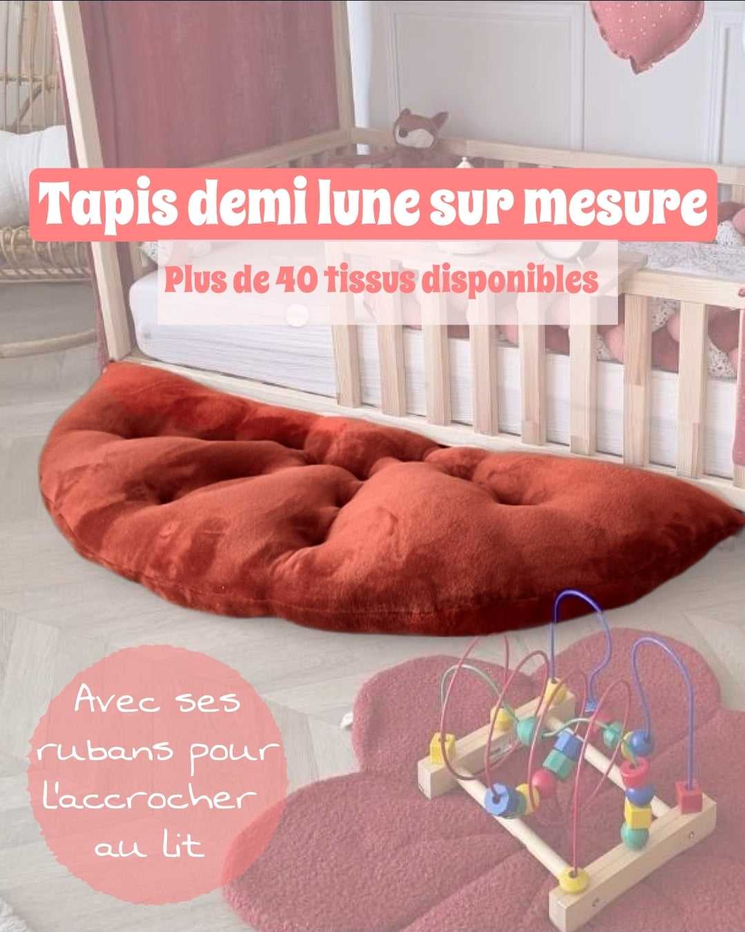 Tapis demi lune - Sur mesure