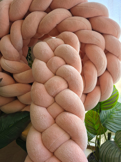 Tresse de lit 4 brins 460cm Doudou blush déstockage