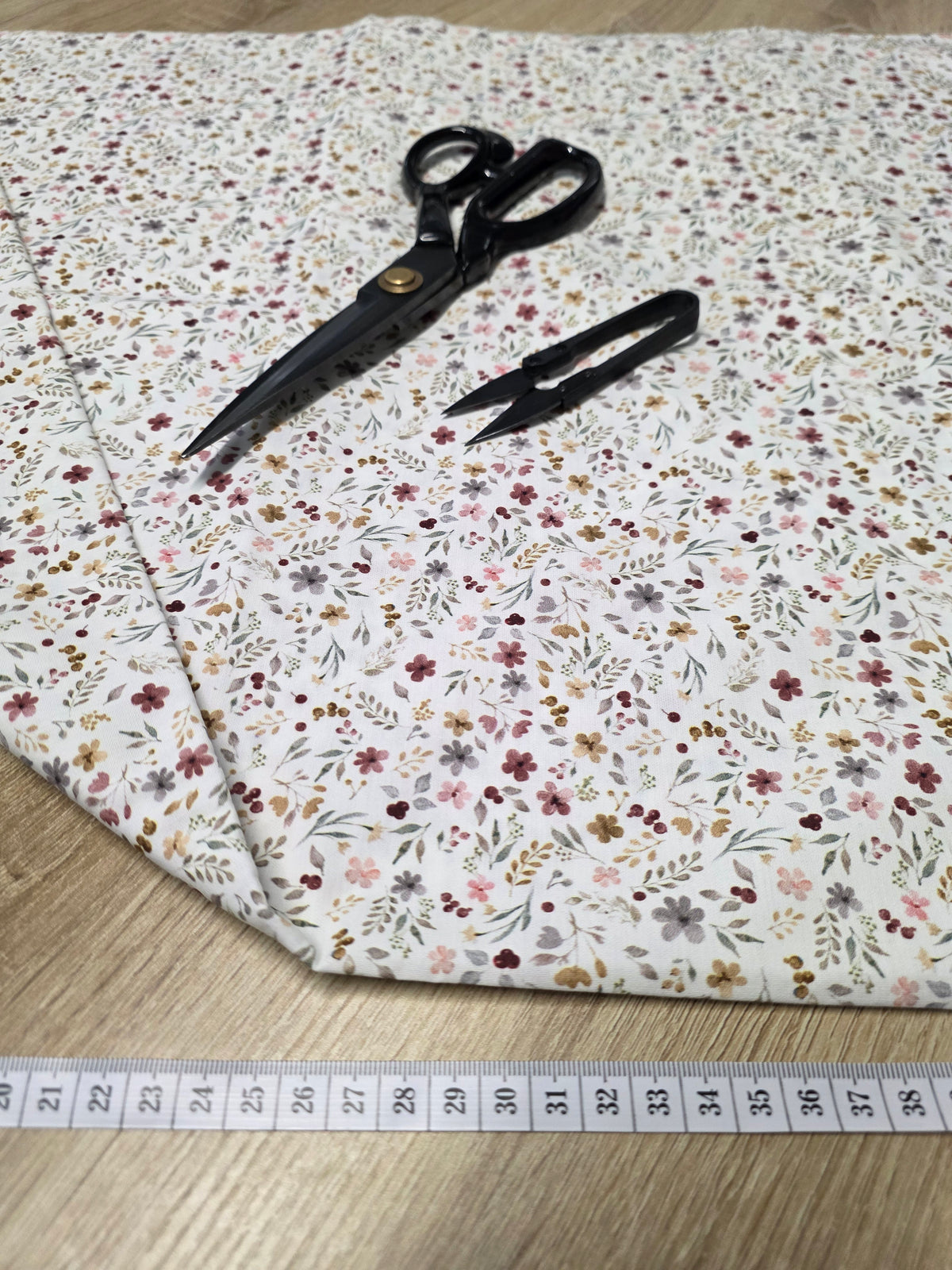 Tissu en coton - Popeline de coton - Motif Printemps