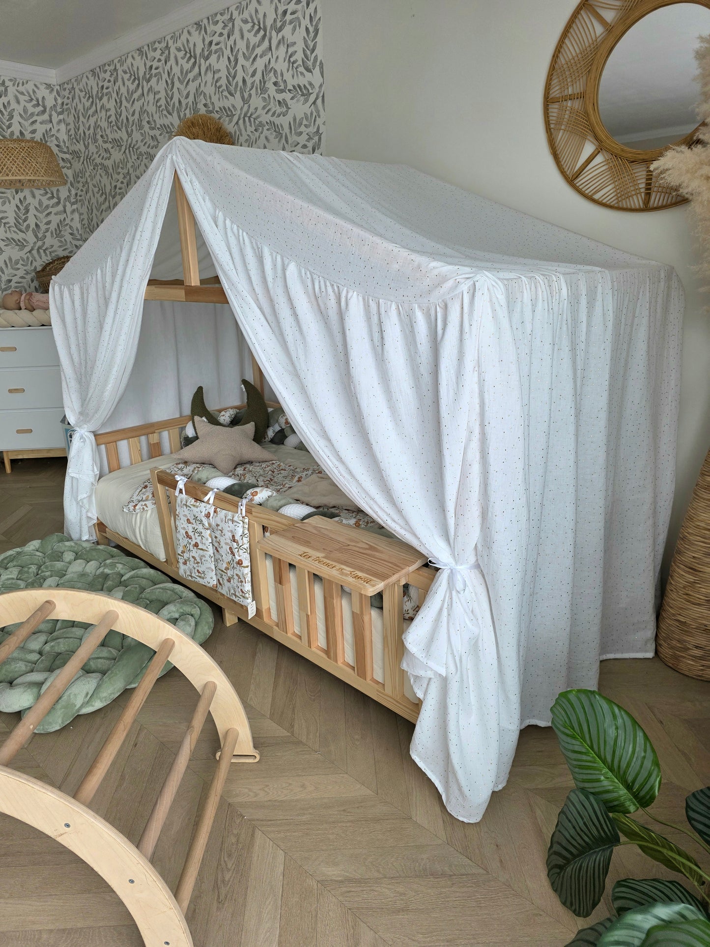 Ciel de lit cabane B intégrale - Sur mesure