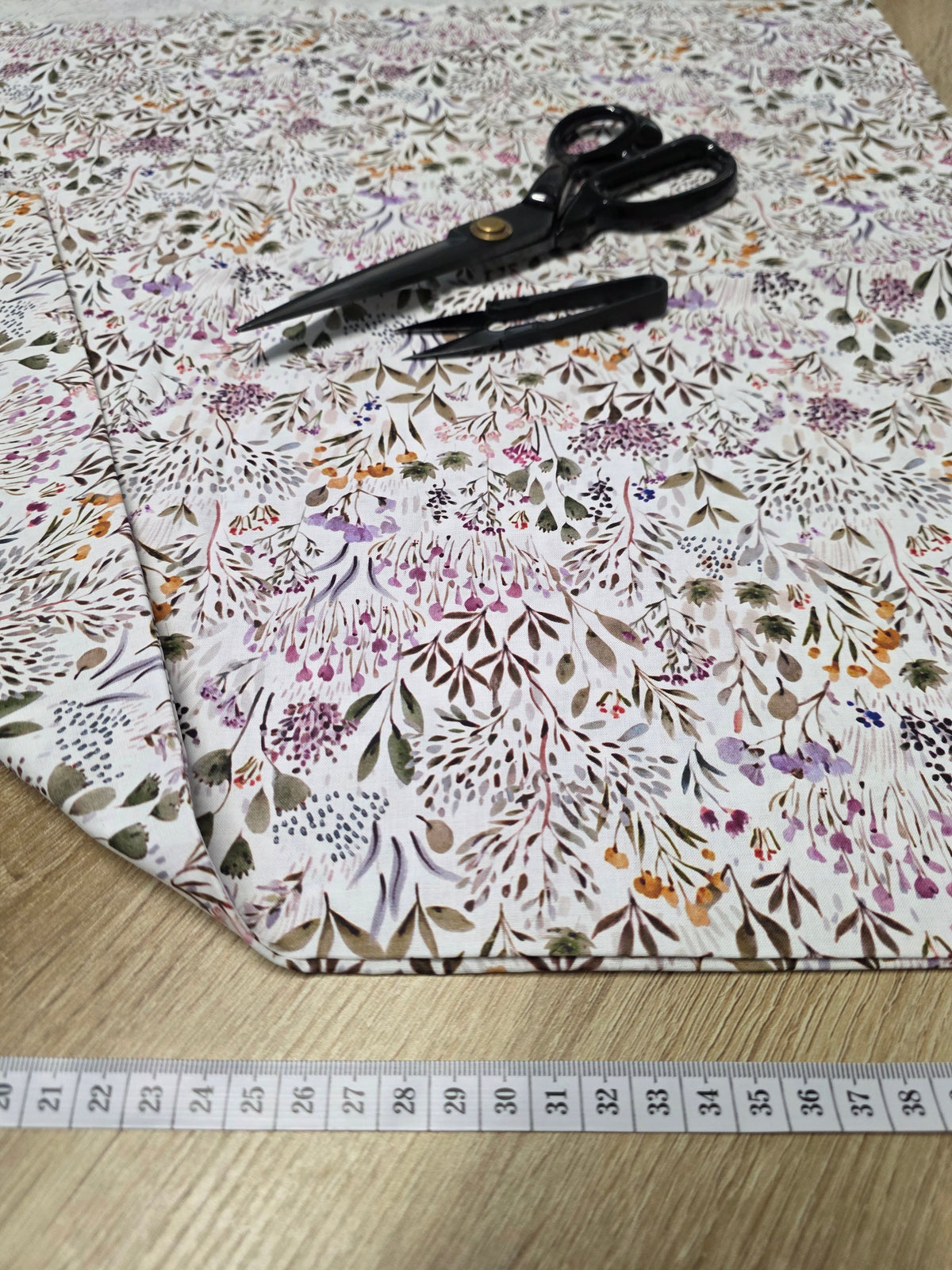 Tissu en coton - Popeline de coton - Motif Paturâge