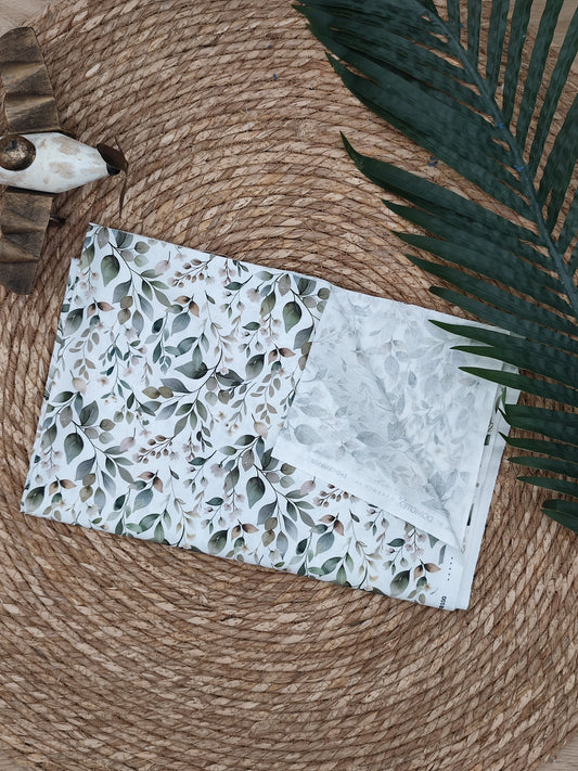 Tissu en coton - Popeline de coton - Motif Luara