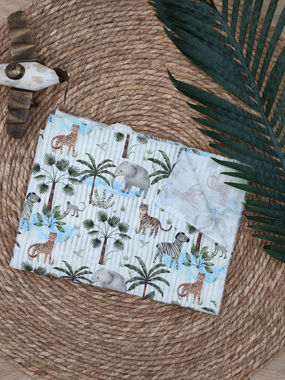 Tissu en coton - Popeline de coton - Motif Jungo