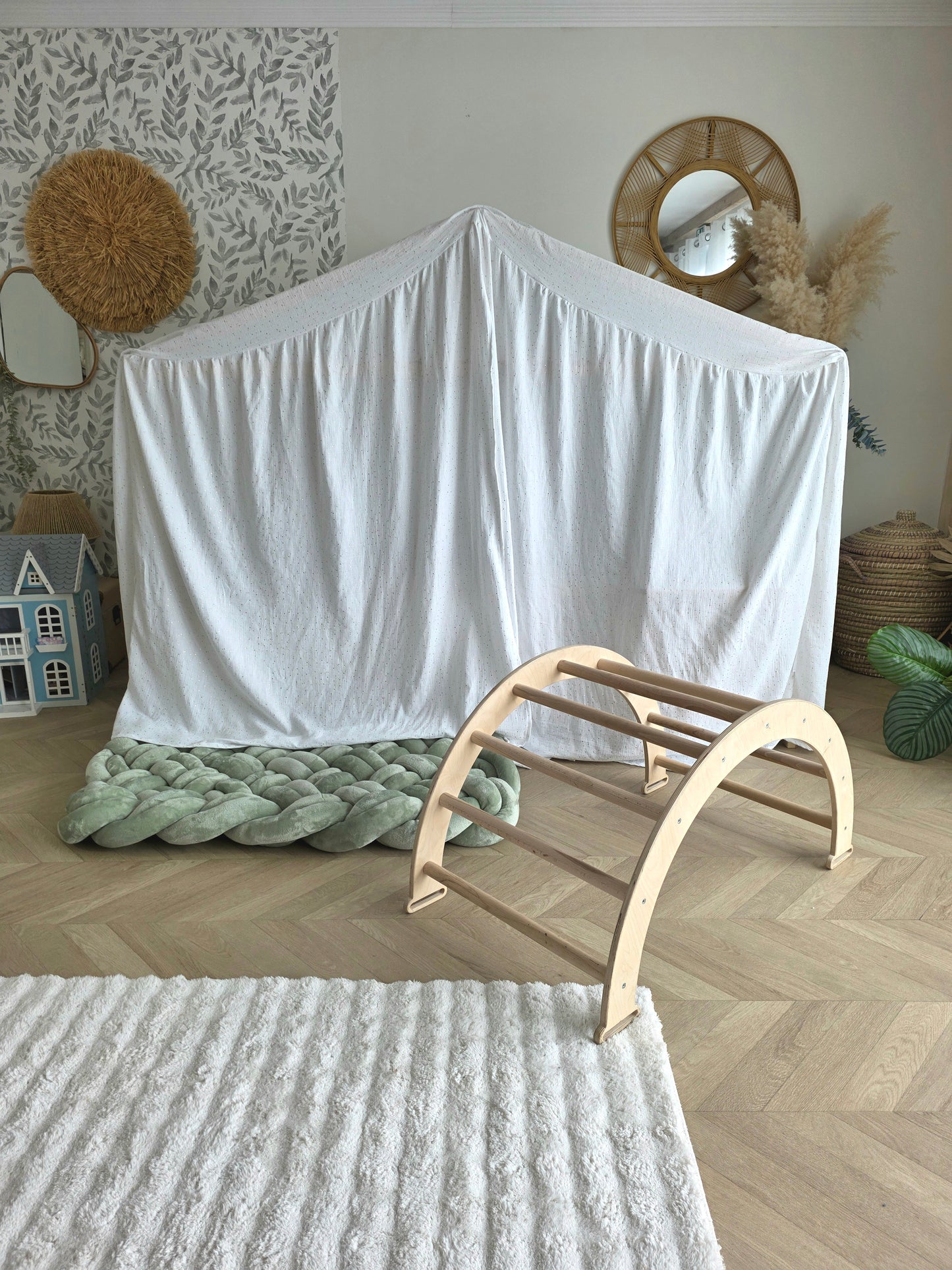 Ciel de lit cabane B intégrale - Sur mesure