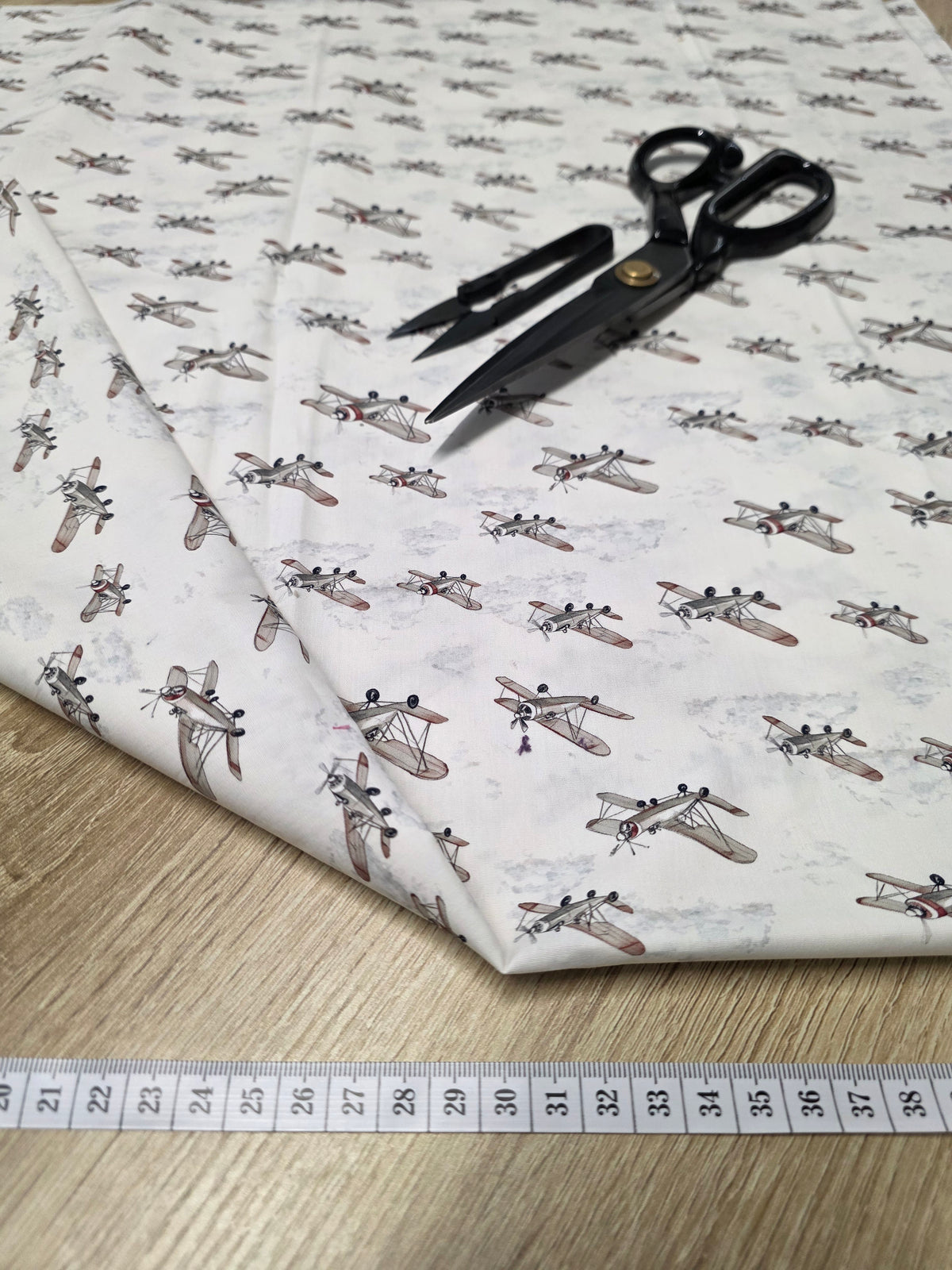 Tissu en coton - Popeline de coton - Motif BI-plan