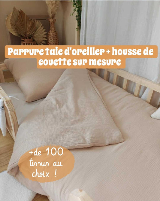 Parure de lit 1 personne - Sur mesure