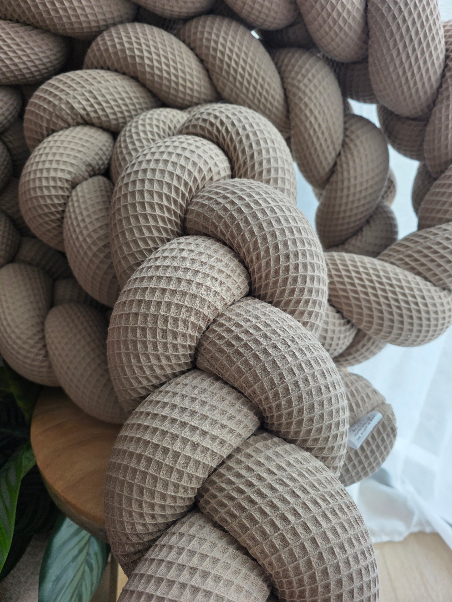 Tresse de lit 3 brins 200cm Cappuccino
