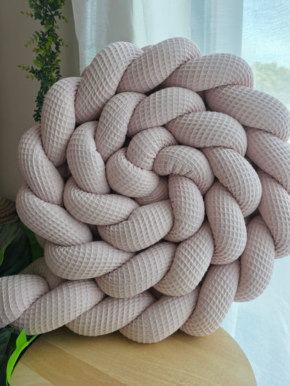 Tresse de lit 3 brins 300cm nid d'abeille poudré