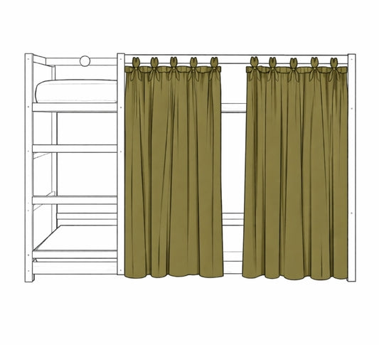 Rideau de lit Ikea Kura - sur mesure