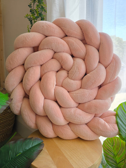 Tresse de lit 3 brins 360cm Doudou blush déstockage