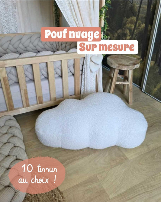 Pouf en forme de nuage - Sur mesure