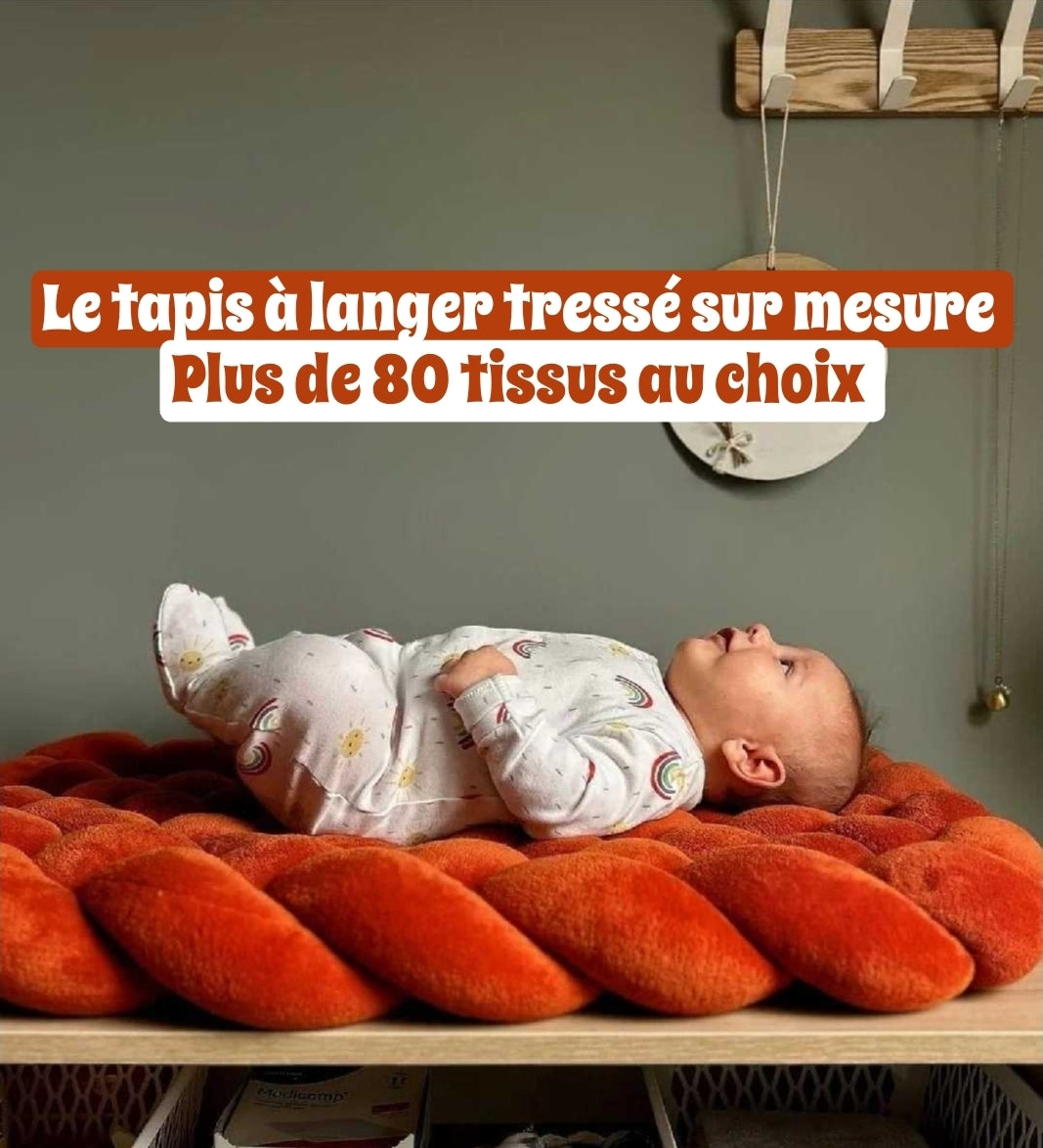 Tapis à langer tressé - sur mesure