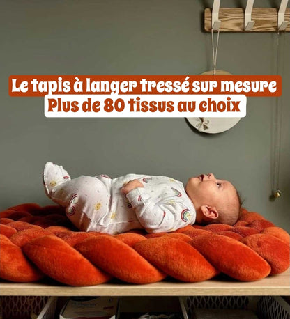 Tapis à langer tressé - sur mesure