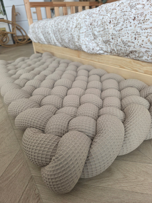 Tapis tressé 100x40cm cappuccino déstockage
