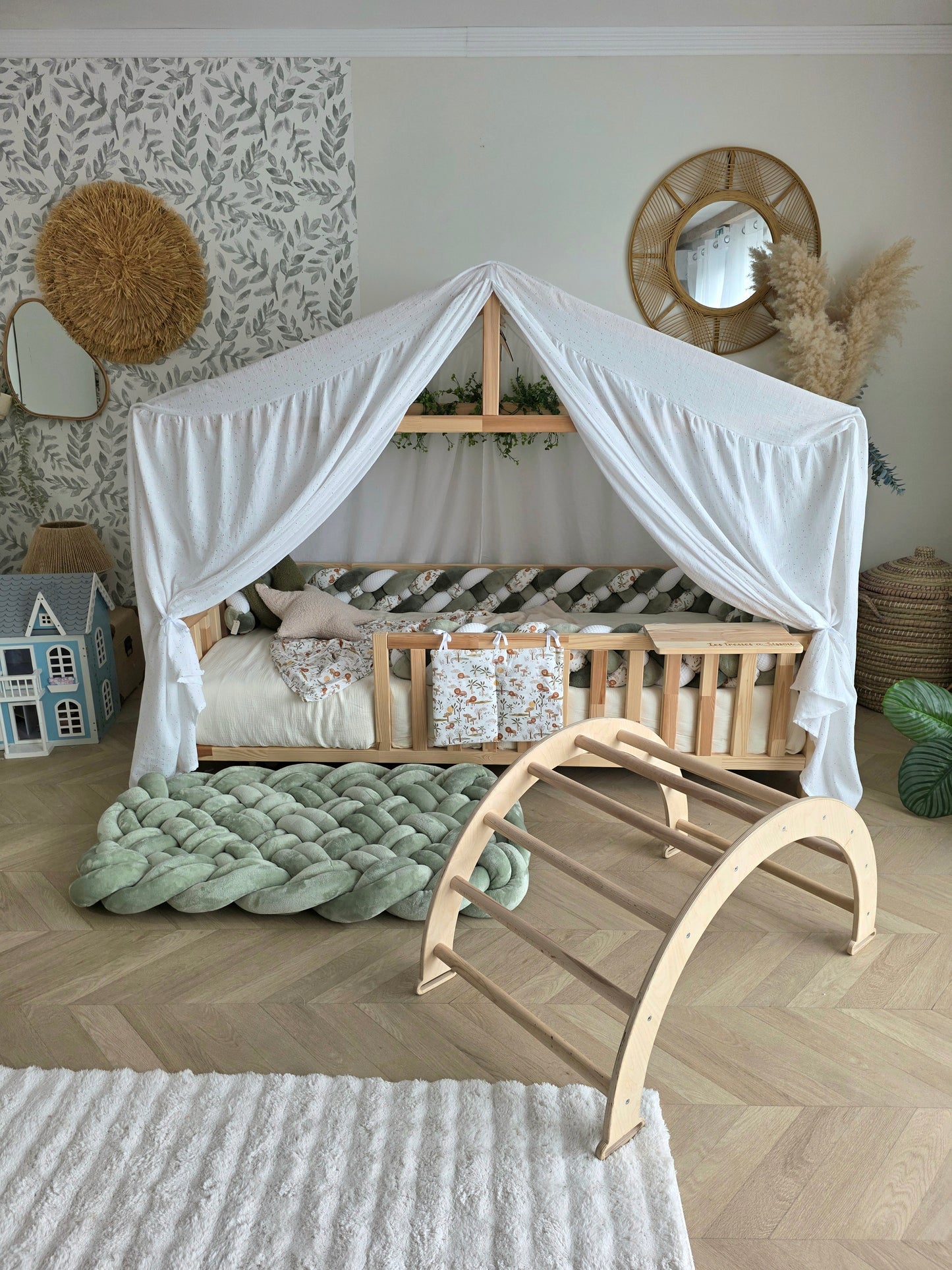Ciel de lit cabane B intégrale - Sur mesure