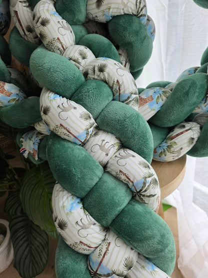 Tresse de lit 4 brins 500cm doudou forêt et jungo
