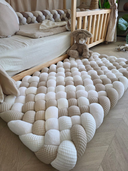 Grand tapis tressé - sur mesure