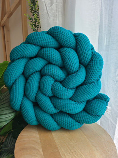 Tresse de lit 3 brins 200cm pétrole déstockage