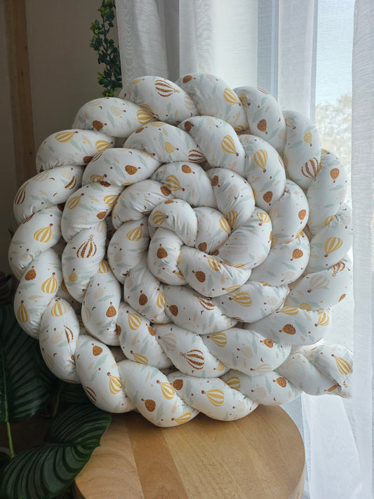 Tresse de lit 3 brins 200cm mongolfières déstockage