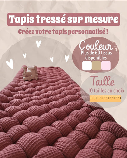 Grand tapis tressé - sur mesure