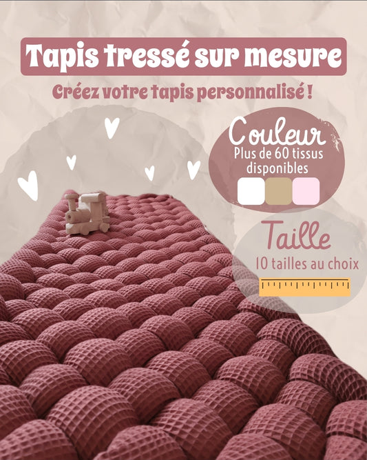Grand tapis tressé - sur mesure