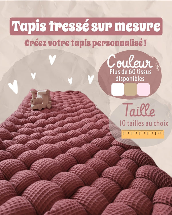 Grand tapis tressé - sur mesure