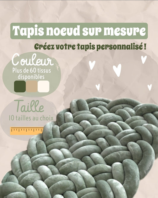 Grand tapis noeud - sur mesure
