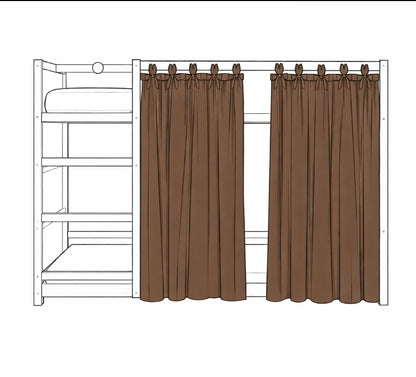 Rideau de lit Ikea Kura - sur mesure