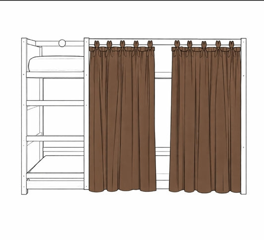 Rideau de lit Ikea Kura - sur mesure
