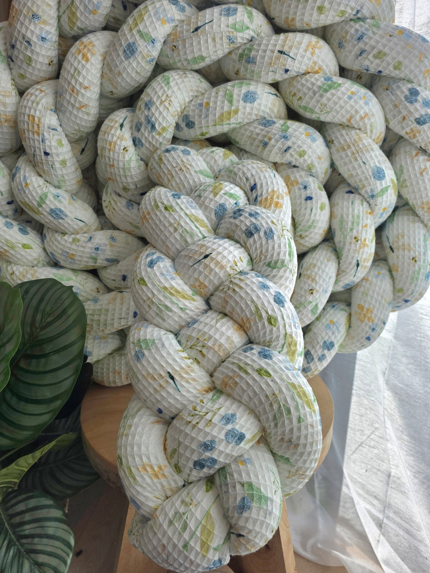 Tresse de lit 4 brins 500cm nid d'abeille libellule déstockage