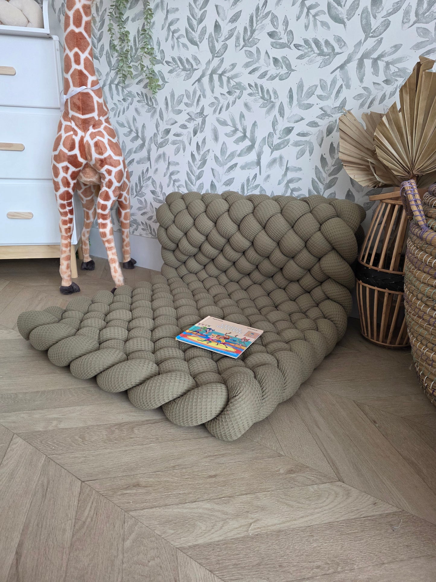 Grand tapis tressé - sur mesure