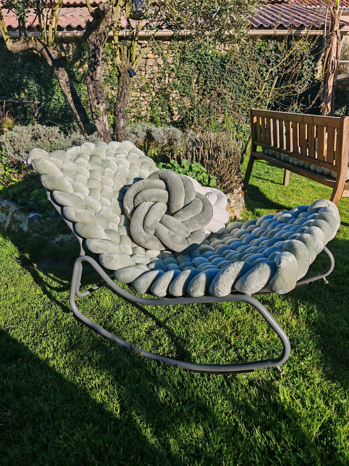 Grand tapis tressé - sur mesure