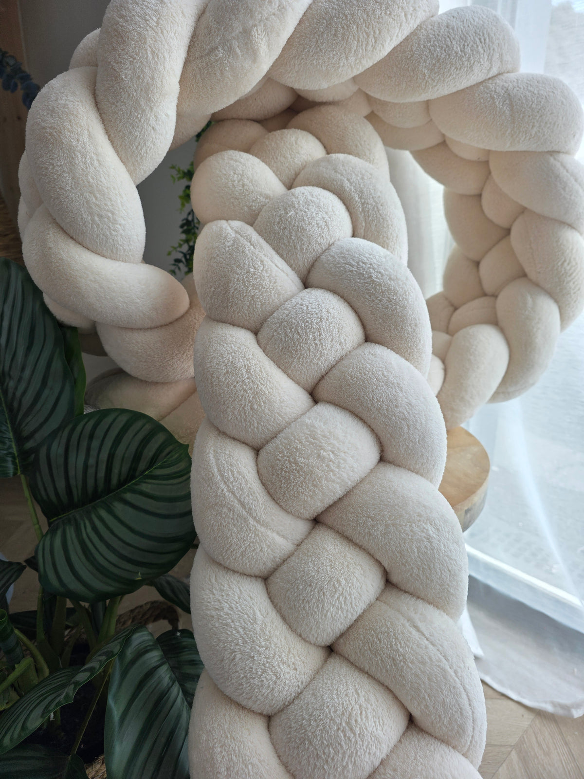Tresse de lit 4 brins 360cm doudou beige