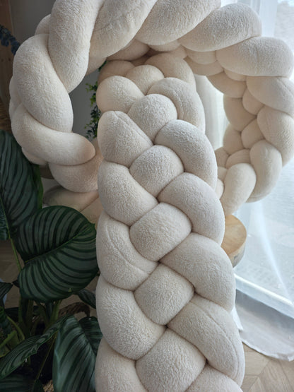 Tresse de lit 4 brins 360cm doudou beige
