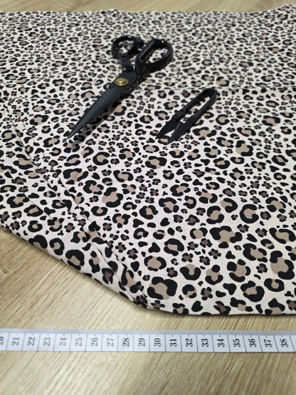 Tissu en coton - Popeline de coton - Motif Guépard