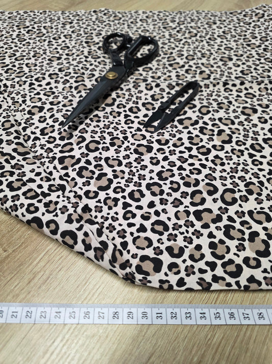 Tissu en coton - Popeline de coton - Motif Guépard