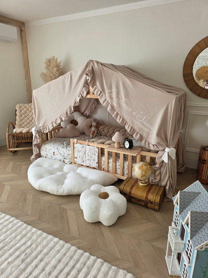 Pouf en forme de fleur taille S - Sur mesure
