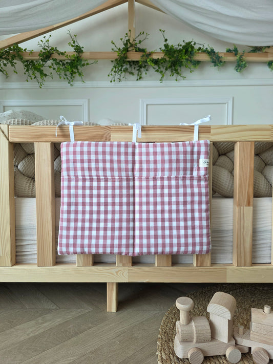 Range doudou vichy rose