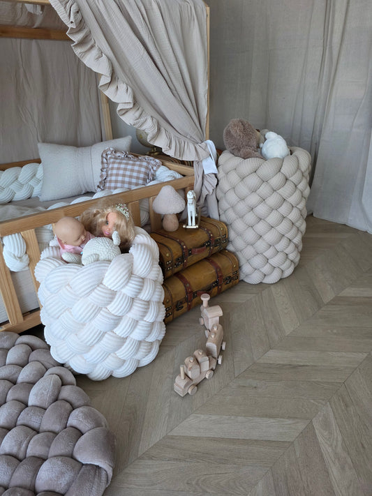 Grand tapis tressé - sur mesure