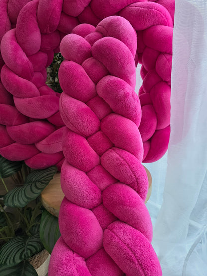 Tresse de lit 4 brins 460cm doudou fushia déstockage
